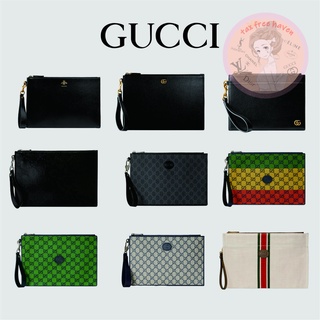 Shopee ราคาต่ำสุด 🔥ของแท้ 100% 🎁Gucci Brand New GG Marmont Series Clutch