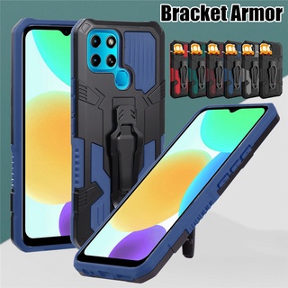 Infinix Hot 11s 11 10 10s 9 Play Shockproof Armor Case Magnetism Bracket Back Clip Phone Cover For Infinix Smart 4 5 6