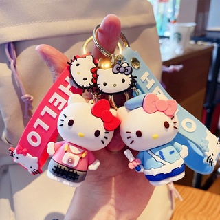 สินค้า พวงกุญแจจี้การ์ตูน HELLO KITTY น่ารักสําหรับห้อยกระเป๋าโทรศัพท์มือถือ