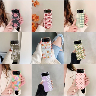 เคสโทรศัพท์มือถือ กันกระแทก ลายดอกไม้ หลากสี สร้างสรรค์ สําหรับ Samsung z Flip 3 zflip3 z flip3