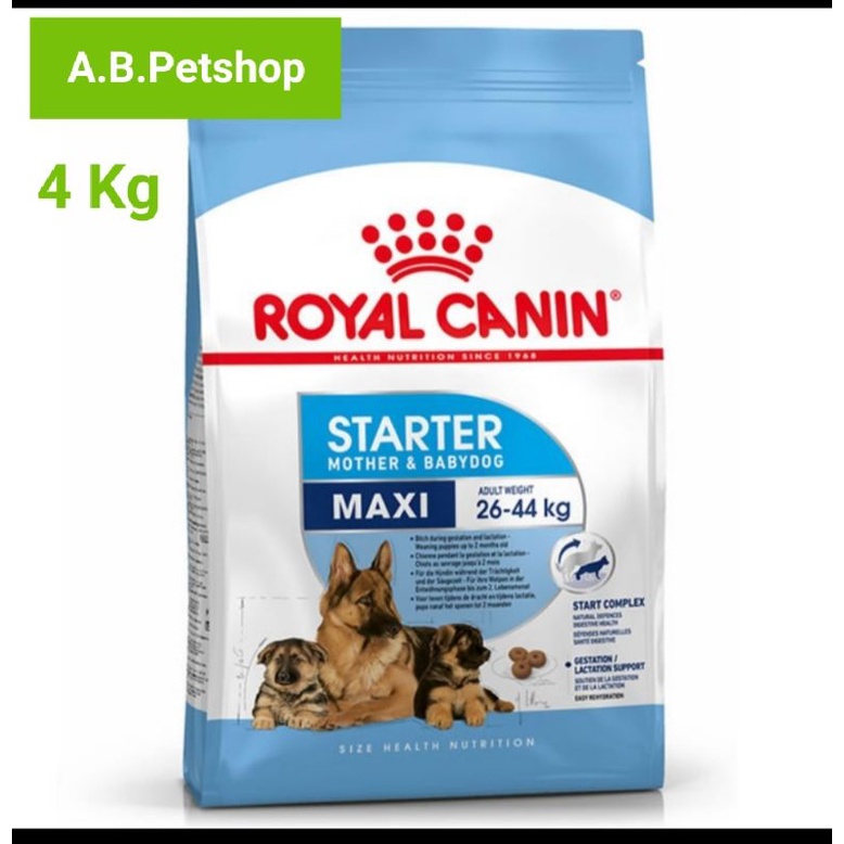 royal-canin-โรยัลคานิน-maxi-starter-mother-amp-baby-dog-อาหารสำหรับแม่และสำหรับลูก-ขนาด-4-kg
