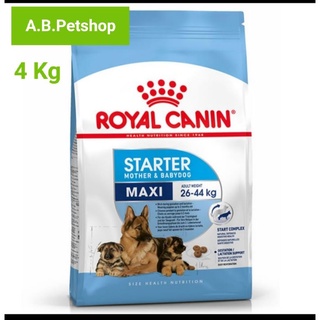 Royal Canin โรยัลคานิน Maxi Starter Mother&amp;Baby Dog อาหารสำหรับแม่และสำหรับลูก ขนาด 4 Kg.