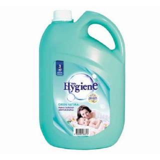 hygiene ไฮยีน กรีนเนเชอรัล ปรับผ้านุ่ม สีเขียว 3500 มล.