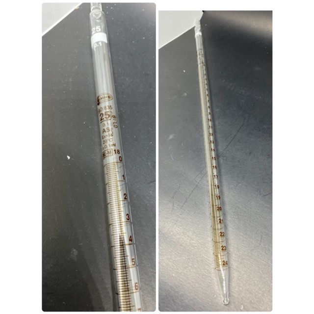 Graduated Pipette ปิเปตเเก้ว ยี่ห้อ Glassco ประเทศอังกฤษ | Shopee Thailand