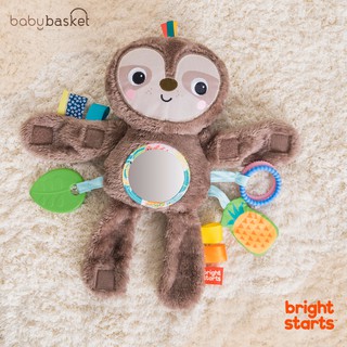 ของเล่นเด็ก ตุ๊กตา สลอธ Bright Starts Swingin Sloth Travel Buddy พร้อมยางกัด ติดรถเข็นได้ เสริมสร้างพัฒนาการ