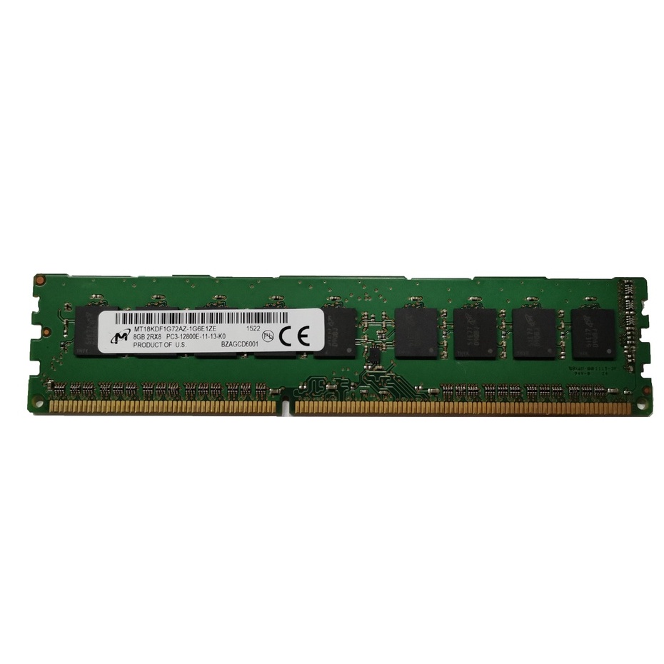 ไมครอน-ram-ddr3-8gb-1600mhz-หน่วยความจำเวิร์กสเตชัน-1-5v-240pin-8gb-2rx8-pc3-12800e-ecc-udimm-ecc-unbuffered-memory