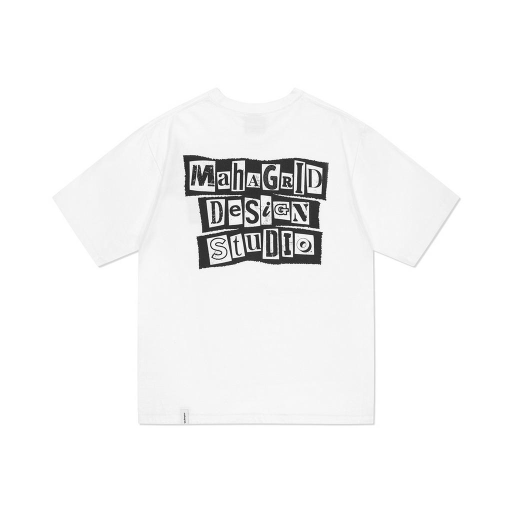 aland-เสื้อยืด-mahagrid-ransom-note-tee-white-black-s-m-l-xl