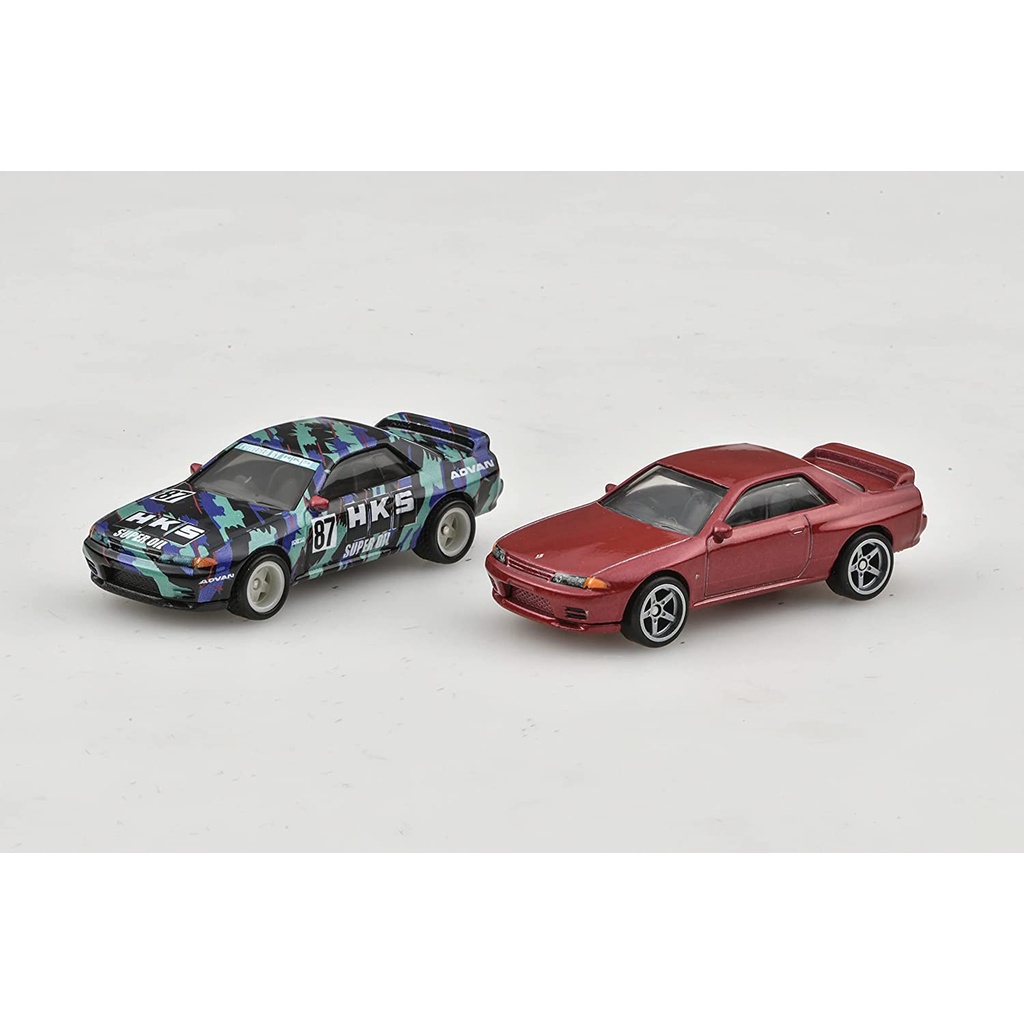 รถเหล็ก-hotwheels-premium-ของแท้-2-pack-nissan-skyline-gt-r-bnr32-hbl97