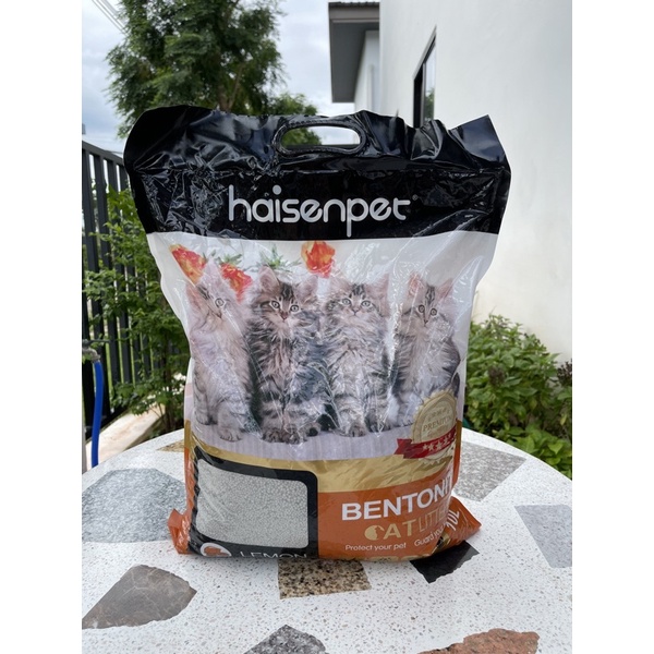 ทรายแมวเบนโทไนซ์ Haisen Pet Bentonite Cat Litter ขนาด 10L (7kg