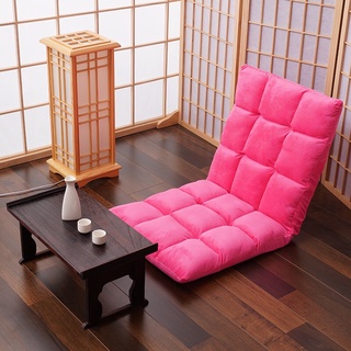 เก้าอี้โซฟาสไตล์ญี่ปุ่น ปรับได้ 6 ระดับ เบาะนั่งพิง มีให้เลือก 6 สี