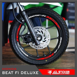 ใหม่ สติกเกอร์ติดขอบล้อ แบบกําหนดเอง BEAT FI DELUXE