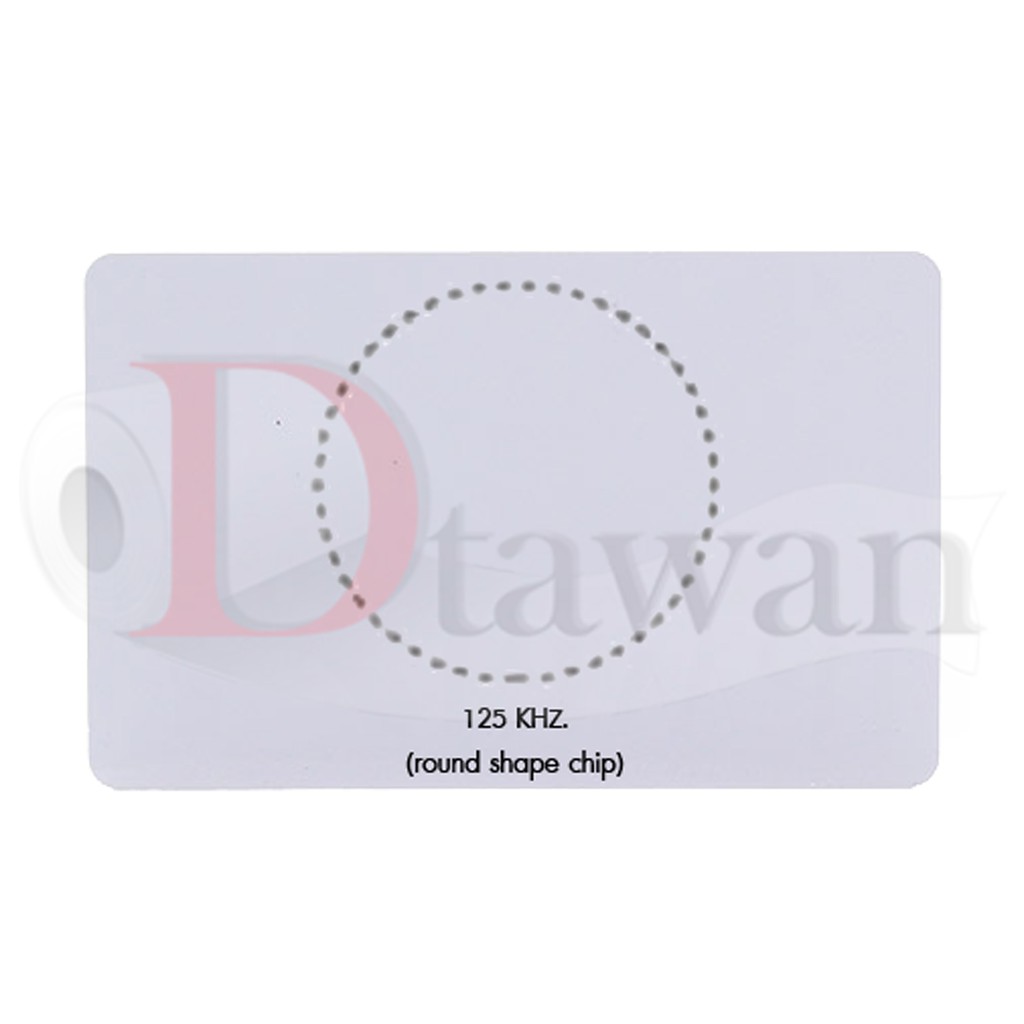 dtawan-pvc-card-125-khz-round-shape-chip-บัตรพลาสติก-บัตรขาวเปล่า-บัตรพีวีซี-การ์ด-0-8-mm-สำหรับเครื่องอิงค์เจ็ท