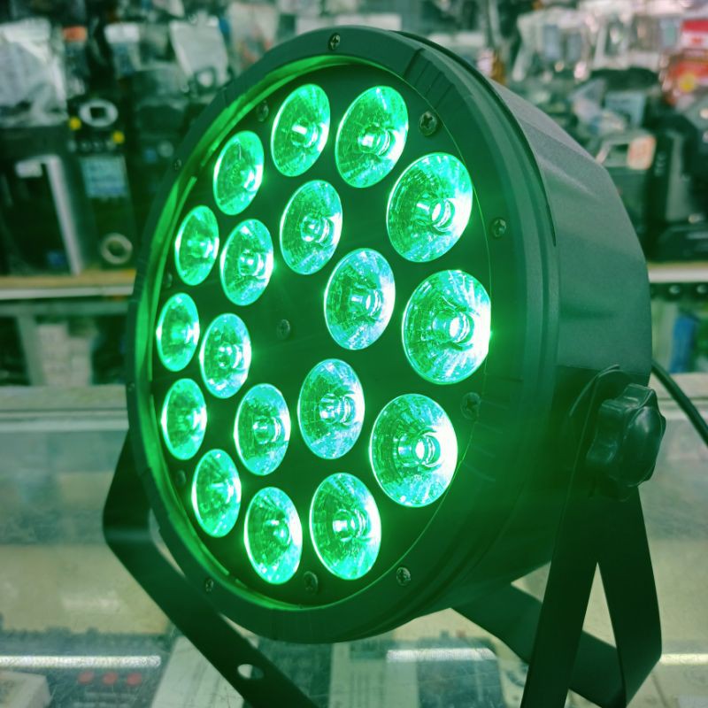 ชุดไฟพาร์-led-18l-ed-4in1-rgbw-10w-4-ตัวพร้อมบอร์ด-dmx-512-ไฟดิสโก้เธค-ไฟปาร์ตี้-ไฟพาร์-disco-par-light