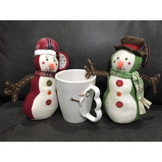 Set snow man Mug & ตุ๊กตา