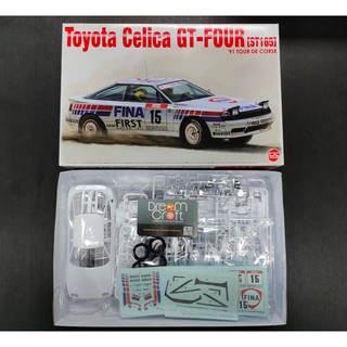 NUNU 1/24 TOYOTA CELICA GT-FOUR ST165 91 TOUR DE CORSE (โมเดลรถยนต์ Model DreamCraft)