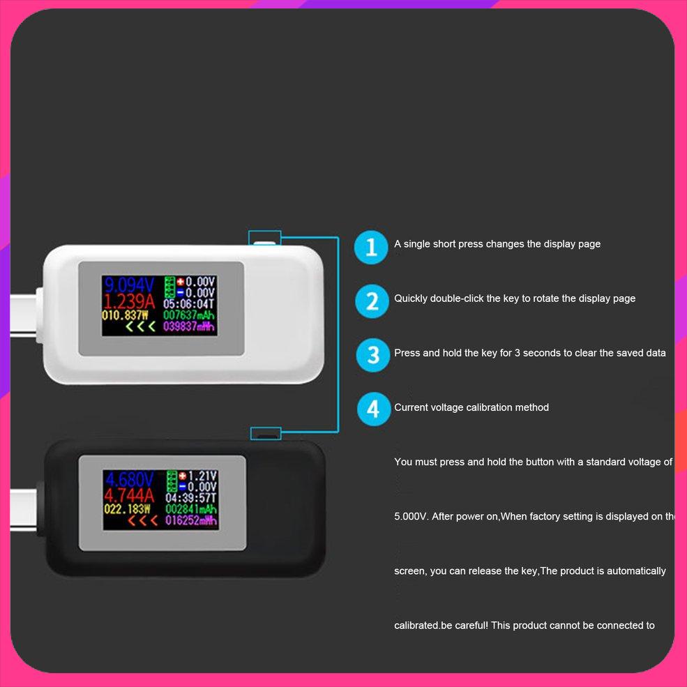 all-type-c-usb-tester-ปัจจุบัน-4-30v-เครื่องวัดแรงดันไฟฟ้า-timing-ammeter-digital-meter