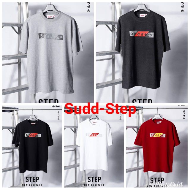 sudd-เสื้อยืดโอเวอร์ไซส์-รุ่น-step-สีท็อปดำ