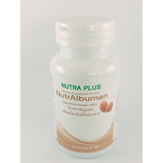 ภาพหน้าปกสินค้า7665 NUTRAPLUS  NUTRALBUMEN 60S ไข่ขาว ที่เกี่ยวข้อง