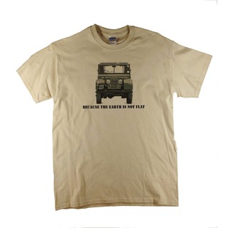 land rover earth design 4x4 เสื้อยืดลําลองสําหรับผู้ชายแขนสั้นคอกลมพิมพ์ลาย