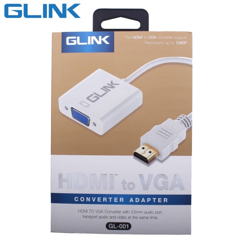 Converter HDMI TO VGA AUDIO GLINK (GL001) Shopee Thailand