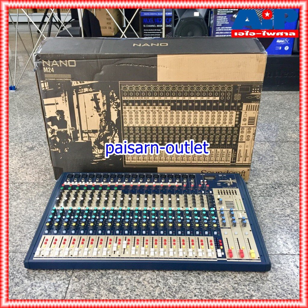 soundcraft-nano-m24-mixer-มิกเซอร์อนาล็อก-เครื่องผสมสัญญาณเสียง-mixer-มิกเซอร์-ดิจิตอลเอ็ฟเฟ็ก-เอไอ-ไพศาล