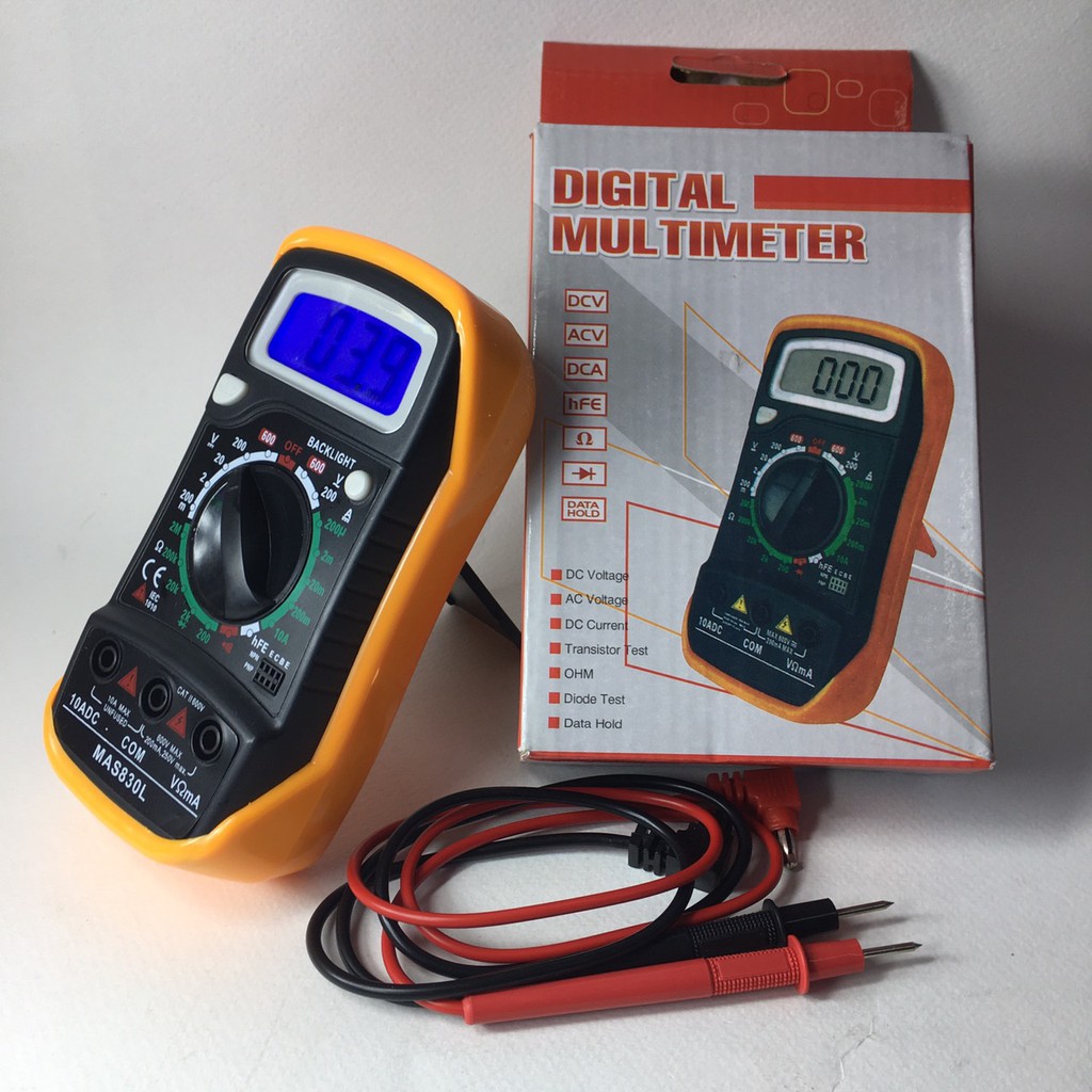 มัลติมิเตอร์ดิจิตอล-dt-830l-จอlcd-digital-multimeter-มิเตอร์วัดไฟ-ดิจิตอลมัลติมิเตอร์-เครื่องมือวัดไฟดิจิตอล