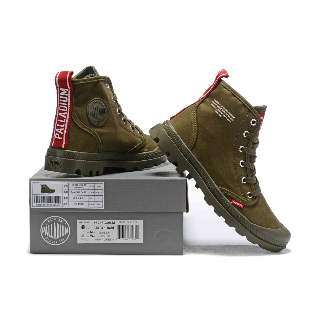 100-original-palladium-army-green-martin-boots-mens-and-womens-ribbon-canvas-shoes-39-45