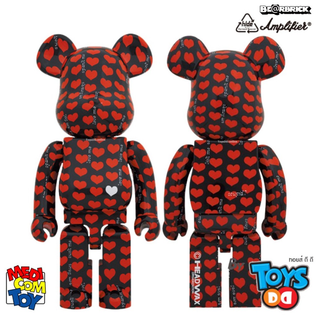 Bearbrick x Medicom Black Hearts 1000% - US