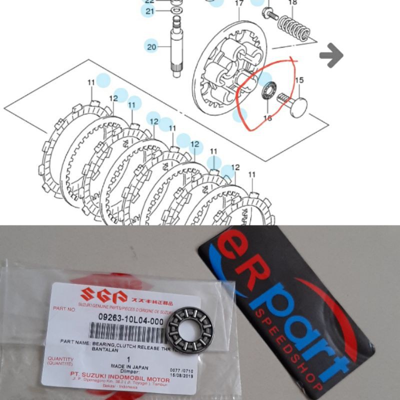 คลัตช์แบริ่ง-150-คาร์บูเรเตอร์-สําหรับ-satria-fu