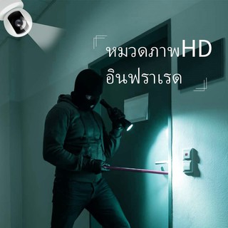 ภาพขนาดย่อของภาพหน้าปกสินค้ากล้องวงจรปิดไร้สาย YooSee IP Camera กล้องวงจรปิด ภาษาไทย 2เสา FHD 5MP 5 ล้านพิกเซล มองเห็นในที่มืดแถมฟรีอะแดปเตอร จากร้าน dylan12121 บน Shopee