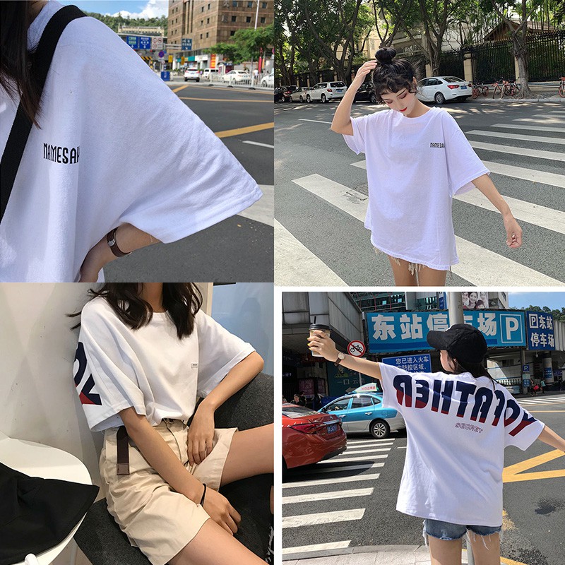 chili-k-k-6783-เสื้อยืดแขนสั้นแฟชั่นผู้หญิง-oversize-เสื้อยืดสกรีน-คอกลม-เสื้อยืดผ้านิ่ม