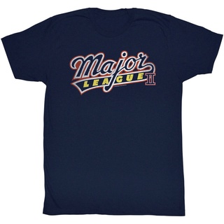 เสื้อยืด ผ้าฝ้าย พิมพ์ลายโลโก้ Major League Ii สีกรมท่า เป็นที่นิยม สําหรับผู้ชายS-5XL