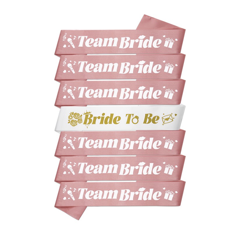 สายคาดเอว-bride-to-be-and-team-bride-6-1-สําหรับเจ้าสาวตกแต่งงานปาร์ตี้