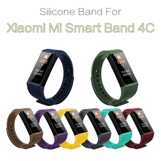 ภาพหน้าปกสินค้าสายรัดข้อมือ ซิลิโคน แบบเปลี่ยนได้ สำหรับ Xiaomi Mi smart band 4C ที่เกี่ยวข้อง