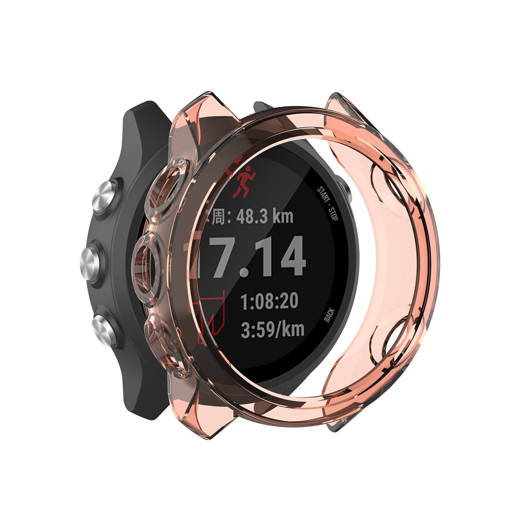 ภาพสินค้าเคสใสแบบนิ่มสำหรับ Garmin Forerunner 245M 245 GPS Watch protective case cover จากร้าน rongke.th บน Shopee ภาพที่ 7