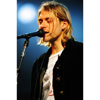 โปสเตอร์Nirvana เนอร์วานา Kurt Cobain เคิร์ท โคเบน โปสเตอร์ วอลเปเปอร์ ตกแต่งผนัง Poster โปสเตอร์วินเทจ โปสเตอร์วงดนตรี