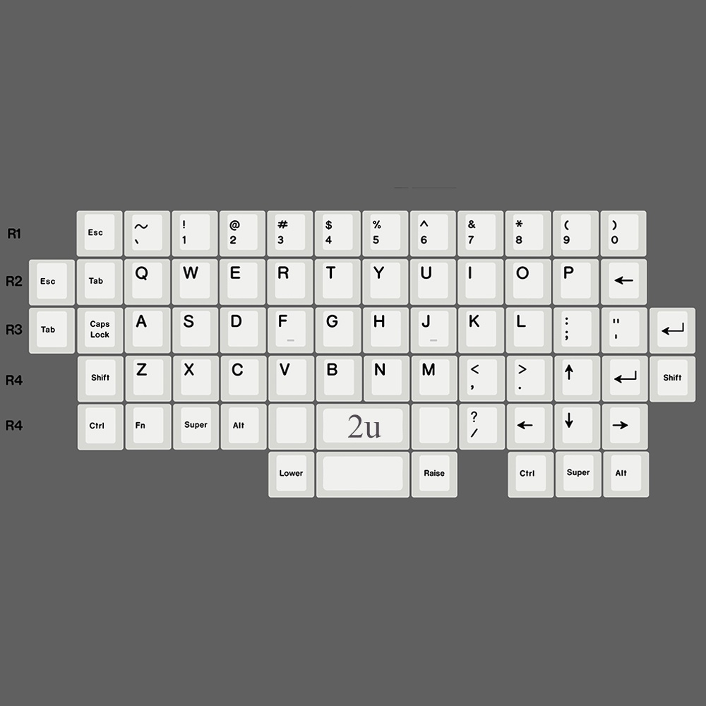 cherry-profile-pbt-planck-layout-keycap-for-cherry-mx-gateron-kailh-box-ttc-cross-switch-mechanical-keyboard-2u-spacebar