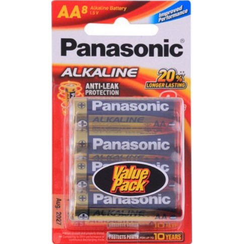 ภาพหน้าปกสินค้าถ่าน Panasonic อัลคาไลน์ Alkaline AA 8 ก้อน จากร้าน sensibility1 บน Shopee