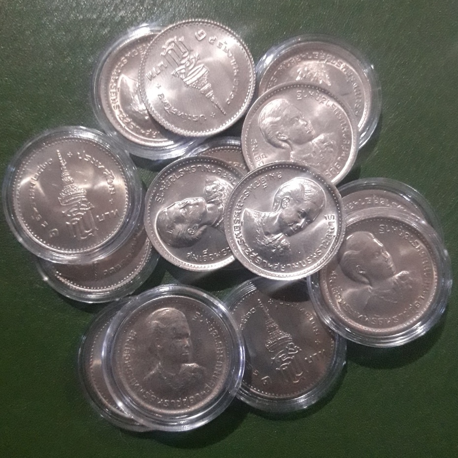 เหรียญ-1-บาท-ที่ระลึก-สถาปนาสมเด็จพระเทพรัตนราชสุดา-ไม่ผ่านใช้-unc-พร้อมตลับ-เหรียญสะสม-เหรียญที่ระลึก-เหรียญเงิน