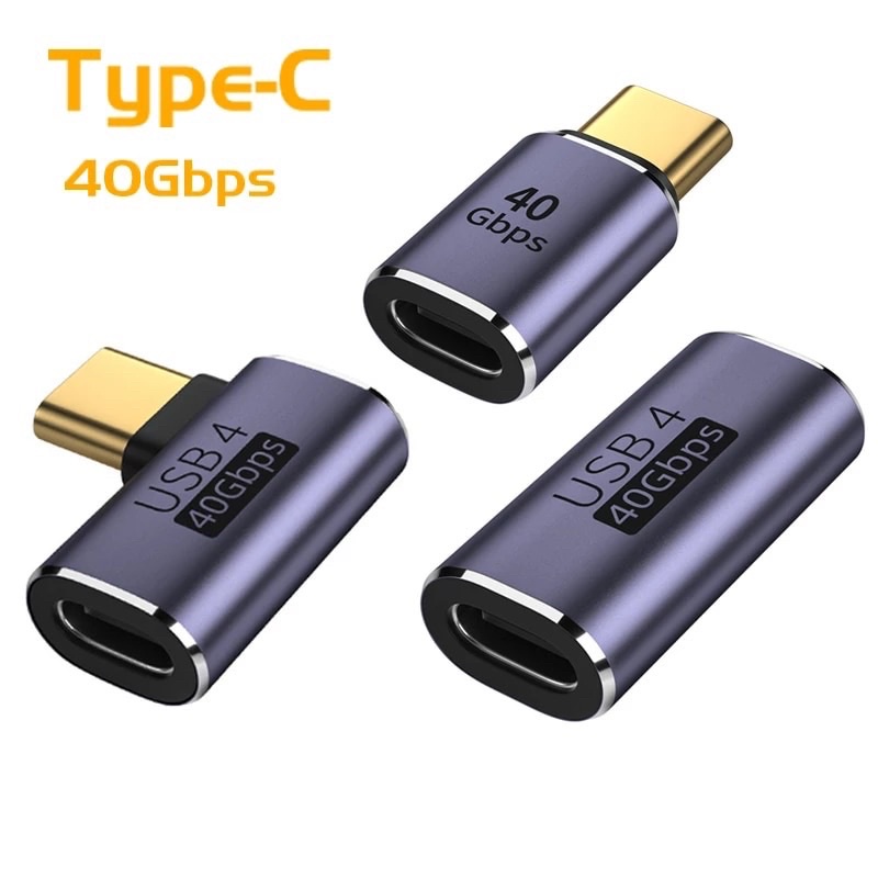 usb-c-otg-adapter-pd-100w-5a-usb-c-type-c-fast-charging-converter-usb-4-0-40gbps-8k-60hz-thunderbolt3สำหรับ-แมคbook