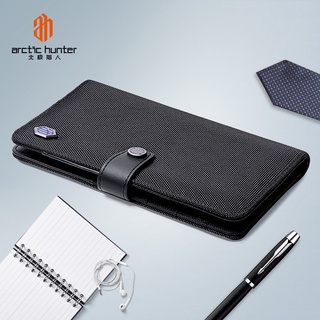 Arctic Hunter mens high grade Business Wallet 2022 new long multi mezzanine card bag handbag wallet กระเป๋าสตางค์ใบยาว กระเป๋าสตางค์ผู้ชาย