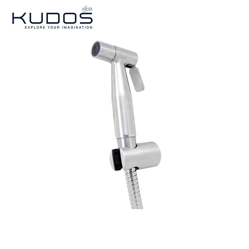 kudos-ชุดสายฉีดชำระพร้อมสายสแตนเลส-304-รุ่น-rs133-สีสแตนเลส