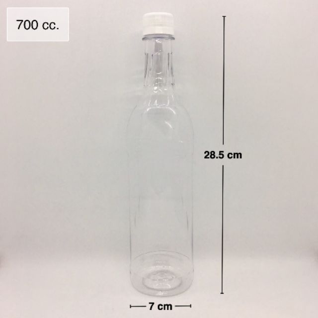 ขวดพลาสติกใส-700-ml-พร้อมฝาบิดขาด