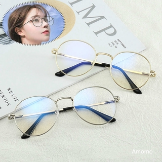 แว่นตาป้องกันแสงสีฟ้าแฟชั่นผู้ชายและผู้หญิงแว่นสายตากรอบแว่นสายตาสั้นนักเรียน - 100 ถึง - 600