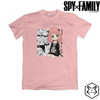 เสื้อยืดแขนสั้นลําลอง ทรงหลวม พิมพ์ลายกราฟฟิคอนิเมะ Anya Forger CSP SPY X FAMILY พลัสไซซ์ สําหรับผู้ชาย และผู้หญิง