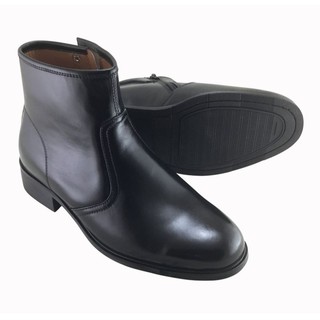 FREEWOOD SHOES รองเท้าบูทหนังวัวแท้ รุ่น64-6542 สีดำ ( BLACK )