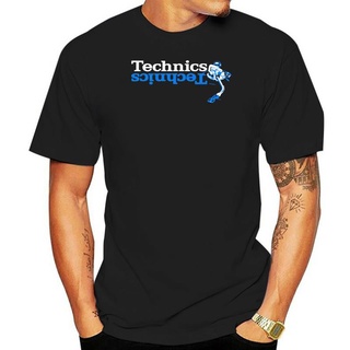 ใหม่ เสื้อยืด Dj Technics Scratch สีดําS-5XL