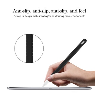 (พร้อมส่ง!! เคสซิลิโคน กันลื่น กันกระแทก สําหรับ Apple Pencil 2