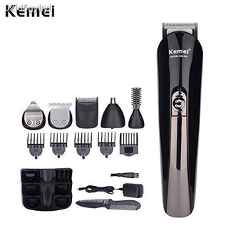 ชุดปัตตาเลี่ยนไร้สาย 11 In 1 Kemei KM-600 ตัดผมแต่งผม โกนหนวด Electric Hair Trimmer Hair Clipper