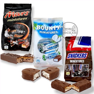 รวมช็อกโกเเลตยอดฮิต Bounty Mars Snickers จากยุโรป
